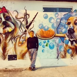 Grafite animais Lucas Sales